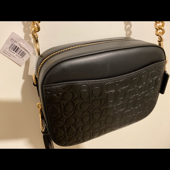 Coach black leather camera bag new with tags - Picture 7 of 15